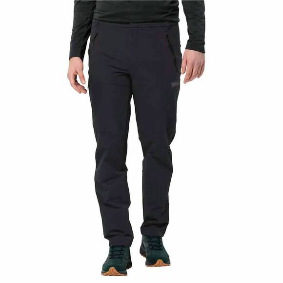 NEW JACK WOLFSKIN glastal straight winter pants in black